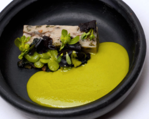 Tamal Colado, Huitlacoche, Crema Poblana