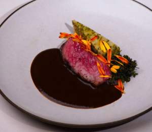 Carne Asada, Mole Negro, Tamal de Chepil