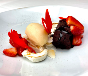 CHOCOLATE, STRAWBERRIES, GUANABANA