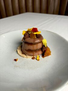 Semifreddo de Chocolate, Mole de Cacahuate 